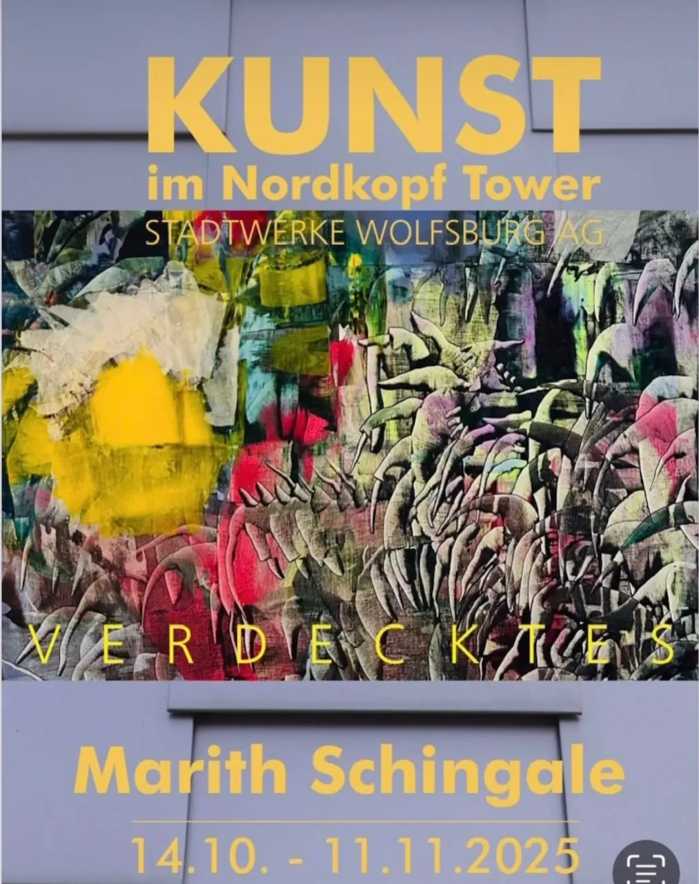 Plakat: KUNST im Nordkopf Tower